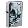 Зажигалка ZIPPO SKULL AND FLAME 46587